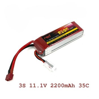 RED Lipo Battery 35C 2200mah 3S XT60 high power High Quality