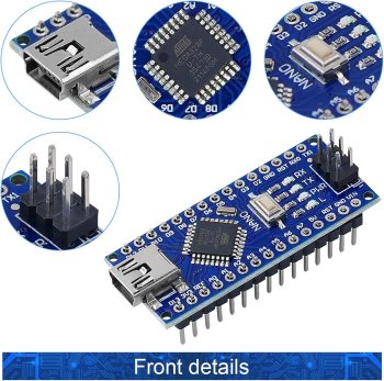 Arduino Nano V3 (ATmega328P) – 16 MHz – 5 V-with USB Cable