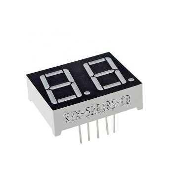 2-Digit 7-Segment Common-Anode (CA) LED Display Module | Digital Numeric Indicator