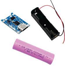 3.7V 18650 Li-ion Battery USB Charger Module | Single Cell Charging Board