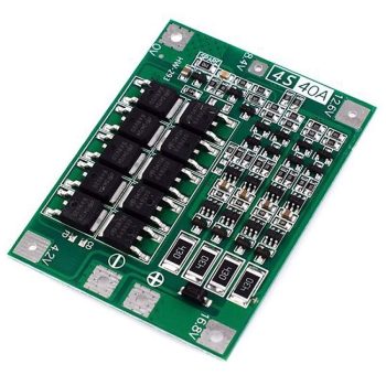 4S 40A Li-ion Lithium Battery BMS | 12.6V 18650 Pack Protection & Charger Module