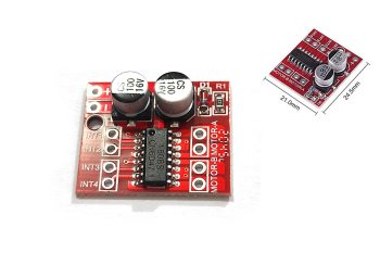 L298N Mini Dual H-Bridge Motor Driver Module – 2A