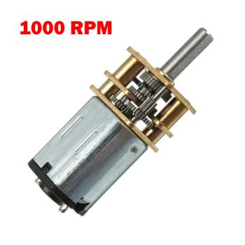N20 Micro Metal Gear Motor (1000RPM) – Mini High Torque DC Motor for Robotics & Electronics