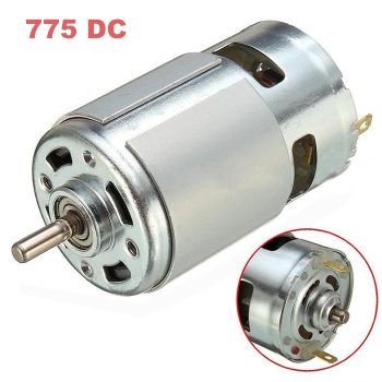 775 High Power DC Motor 12V-24V Large Torque for Robotics and Industrial Projects