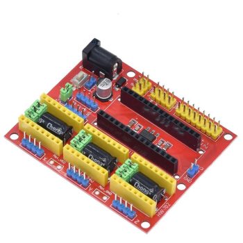 CNC Shield V4 3-Axis Stepper Motor Driver Board with A4988 for Arduino Nano | DIY CNC & 3D Printer Projects