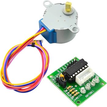 28BYJ-48 5V Geared Stepper Motor with ULN2003 Driver Board Kit – For Arduino & Robotics
