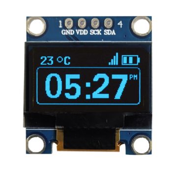 0.96 inch Blue OLED I2C Display (128x64)
