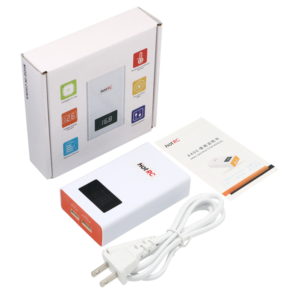 HOTRC A400 Digital 3S/4S Smart LiPo Balance Charger