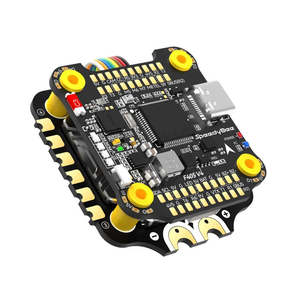 SpeedyBee F405 V4 Stack (F405 V4 FC + 55A BLHeli_S ESC) – Professional 30×30 Wireless Combo at RoboShop BD
