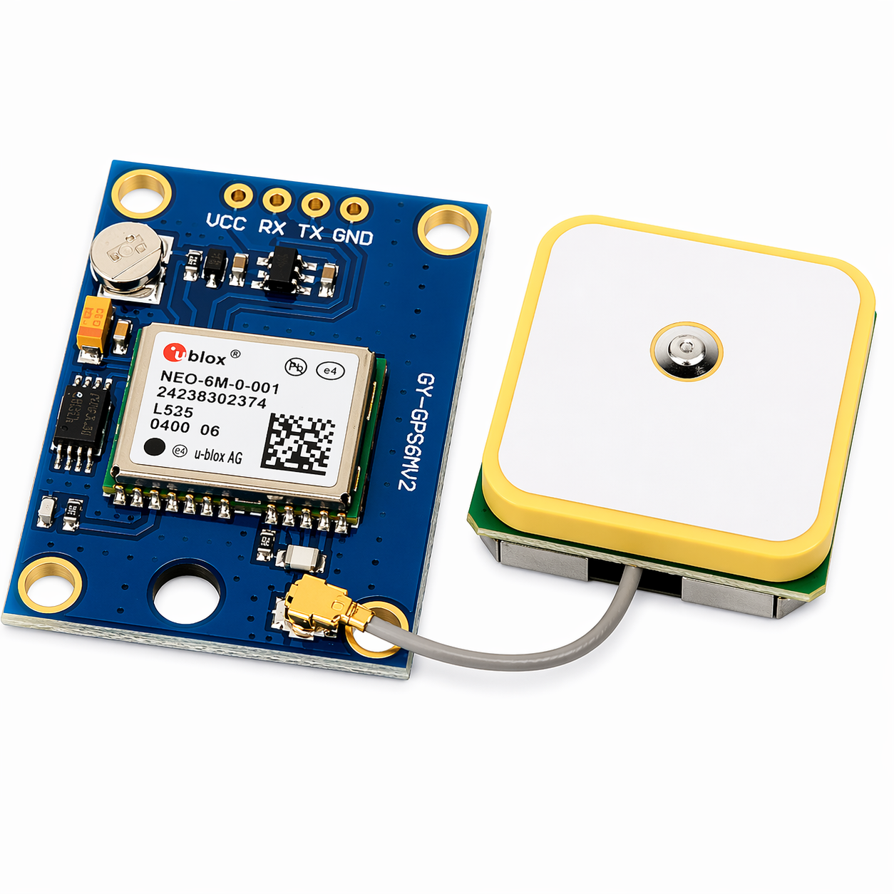 Ublox NEO-6M GPS Module with Antenna for Arduino | RoboShopBD